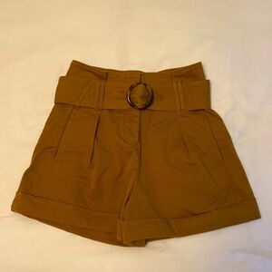 Sezane Rome Shorts Caramel Color Size 36 /US 4